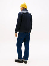 Carregar imagem no visualizador da galeria, Blusão acolchoado com zíper e textura mista Tommy Hilfiger