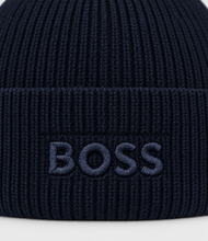 Carregar imagem no visualizador da galeria, Gorro em algodão e lã com pormenor de risca característica