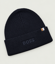 Carregar imagem no visualizador da galeria, Gorro em algodão e lã com pormenor de risca característica
