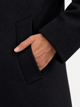Carregar imagem no visualizador da galeria, Casaco slim-fit em tecido italiano com colarinho mandarim