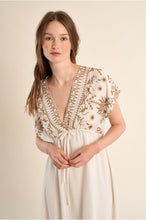 Carregar imagem no visualizador da galeria, Vestido longo bordado