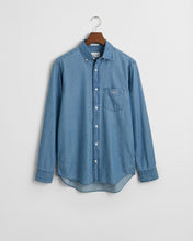 Carregar imagem no visualizador da galeria, Camisa Denim regular fit
