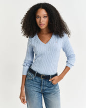 Carregar imagem no visualizador da galeria, Pulôver de algodão entrançado