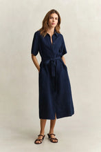 Carregar imagem no visualizador da galeria, Vestido-camisa em linho Gant - Ref. 4503495