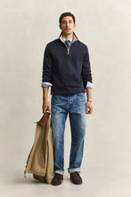 Carregar imagem no visualizador da galeria, Sweatshirt com meio fecho Sacker Rib