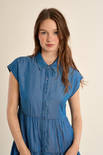 Carregar imagem no visualizador da galeria, Vestido curto de lyocel Molly Bracken - Ref. ZP138EE

