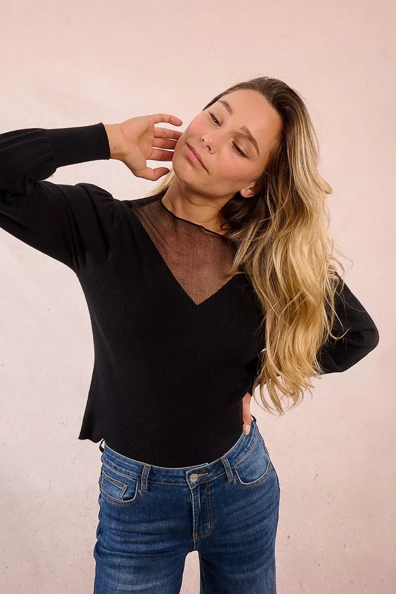 Camisola mangas balão Molly Bracken