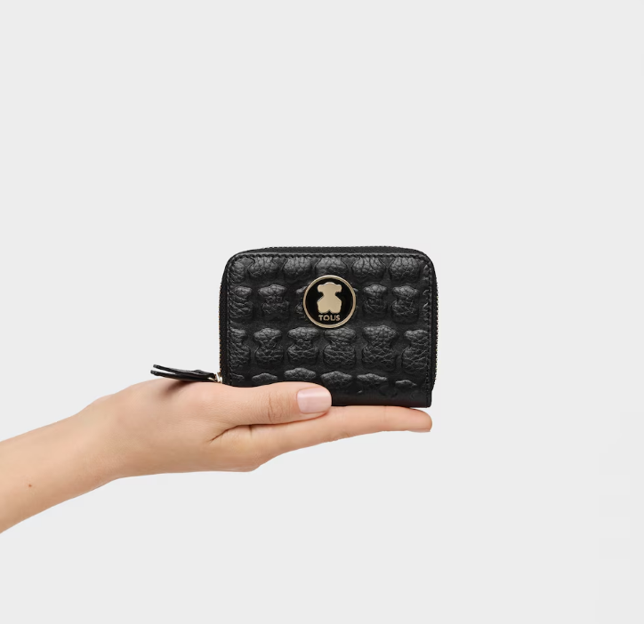 Porta-moedas Médio Sherton em Pele Tous