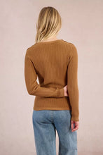 Carregar imagem no visualizador da galeria, Camisola de malha trançada Molly Bracken
