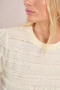 Camisola com babados em relevo Molly Bracken