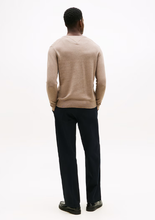 Carregar imagem no visualizador da galeria, Pulover de algodão e cashmere com decote em V
