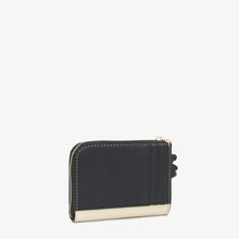 Carregar imagem no visualizador da galeria, Porta-moedas grande preto TOUS Audree Saffiano
