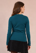 Carregar imagem no visualizador da galeria, Camisola de malha com decote Molly Bracken
