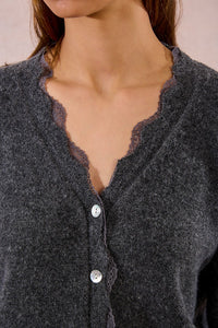 Casaco com renda Molly Bracken