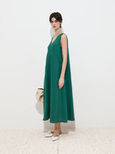 Carregar imagem no visualizador da galeria, Vestido em linho sem mangas Decenio - Ref. D005278
