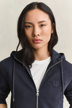 Carregar imagem no visualizador da galeria, Sweatshirt com capuz e fecho Tonal Shield
