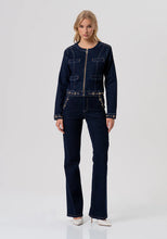 Carregar imagem no visualizador da galeria, Calça jeans flare de perna larga Fracomina - Ref. FR26SV2009D46493
