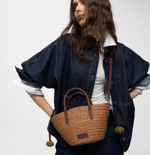 Carregar imagem no visualizador da galeria, Tote bag pequena castanha TOUS Summer Holidays
