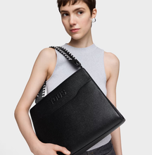 Carregar imagem no visualizador da galeria, Shopper média preta Audree Saffiano Tous
