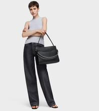 Carregar imagem no visualizador da galeria, Shopper média preta Audree Saffiano Tous
