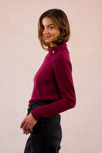 Carregar imagem no visualizador da galeria, Camisola de gola alta com botões Molly Bracken
