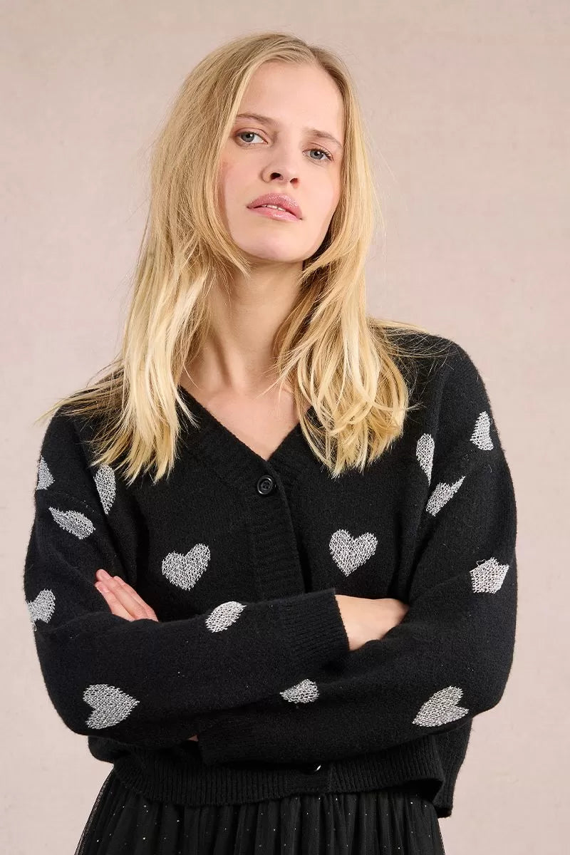 Cardigan de malha com estampa Molly Bracken