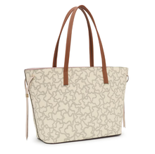 Carregar imagem no visualizador da galeria, Tote bag grande bege Kaos Icon Tous - Ref. 2002022001

