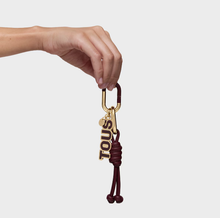 Carregar imagem no visualizador da galeria, Porta-chaves bordeaux Hold Rope Tous
