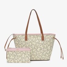 Carregar imagem no visualizador da galeria, Tote bag grande bege TOUS Kaos Icon
