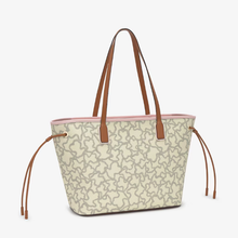 Carregar imagem no visualizador da galeria, Tote bag grande bege TOUS Kaos Icon
