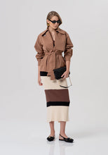 Carregar imagem no visualizador da galeria, Blusão estilo trench coat oversized Fracomina - Ref. FR26SC1005W44101
