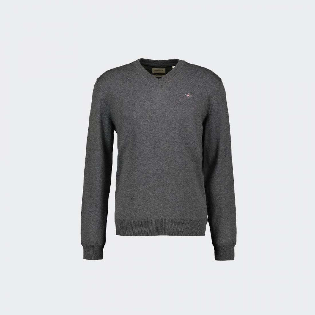 Pulôver de algodão e lã