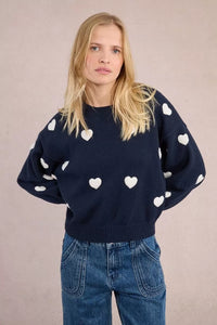 Camisola com coração em relevo Molly Braken