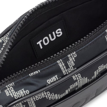 Carregar imagem no visualizador da galeria, Mala de tiracolo repórter preta Kaos Pix Soft Tous
