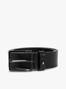 Cinto de couro com bandeira esmaltada Tommy Hilfiger