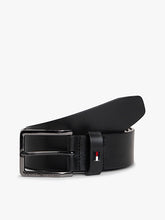 Carregar imagem no visualizador da galeria, Cinto de couro com bandeira esmaltada Tommy Hilfiger
