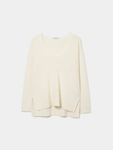 Camisola de lã decote em V Decenio