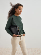 Carregar imagem no visualizador da galeria, Camisola de malha em lã e algodão Decenio
