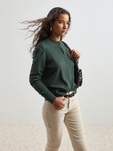 Carregar imagem no visualizador da galeria, Casaco malha em lã e algodão Decenio
