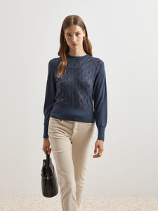 Camisola malha texturizada Decenio