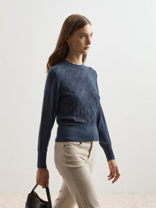 Camisola malha texturizada Decenio