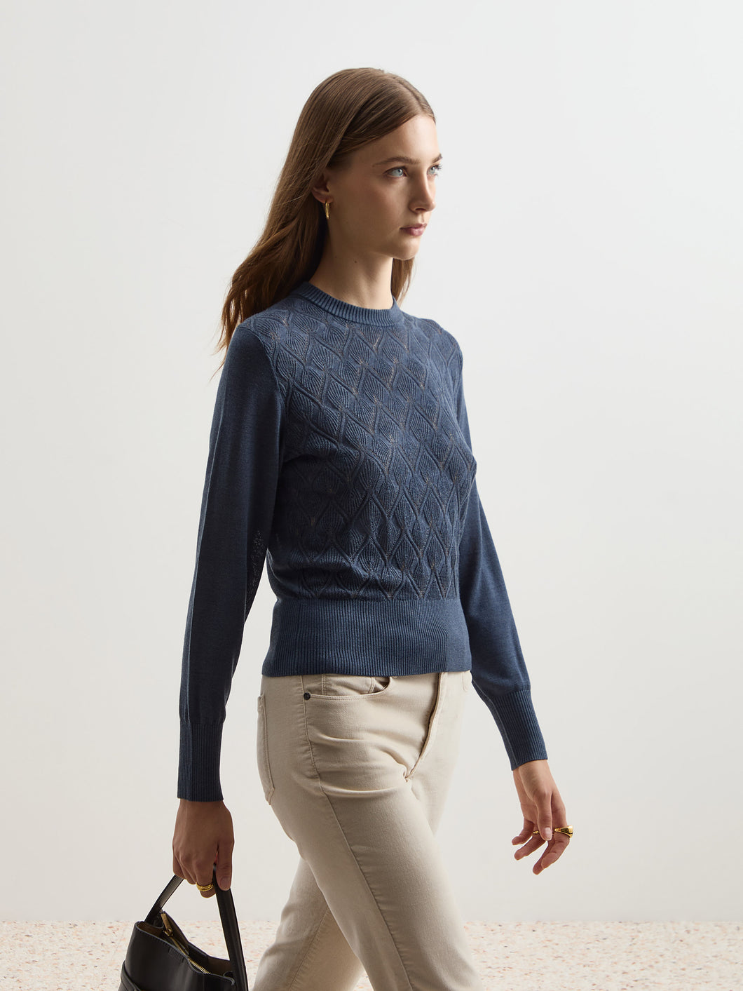 Camisola malha texturizada Decenio