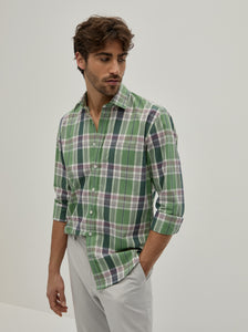 Camisa xadrez regular fit Decénio