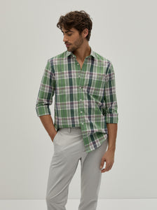 Camisa xadrez regular fit Decénio