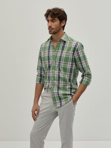 Camisa xadrez regular fit Decénio