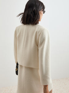 Casaco tweed curto Decenio