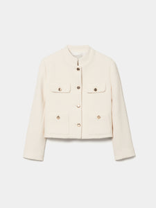 Casaco tweed curto Decenio