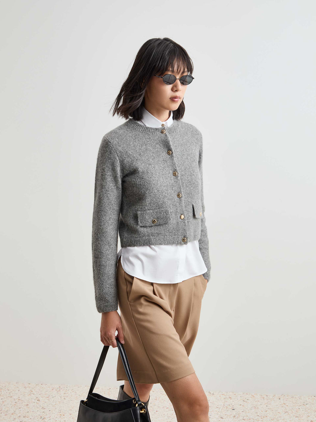 Casaco com mistura de lã Decenio