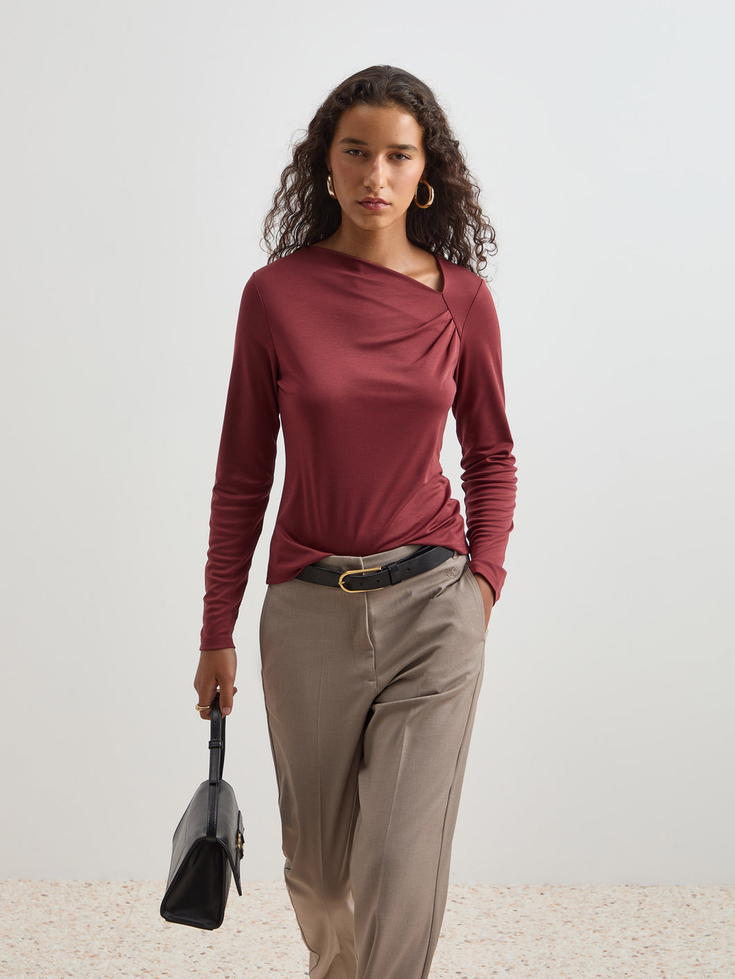Camisola básica em liocel Decenio