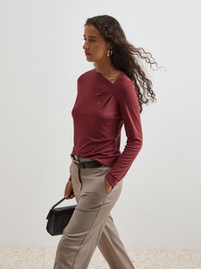 Camisola básica em liocel Decenio